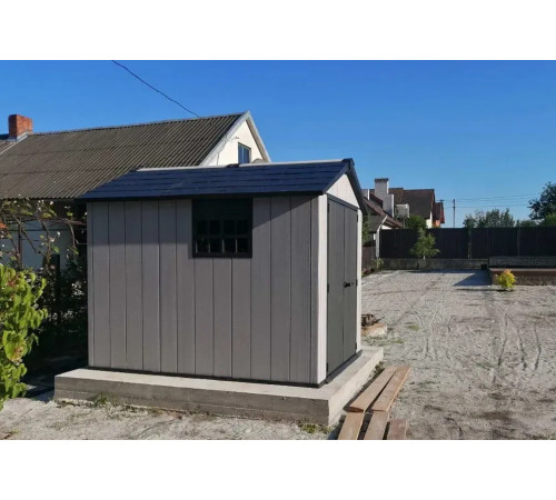 Будиночок садовий Keter OAKLAND 759 287 х 229 х 242 см, коричнево-сірий