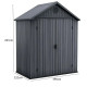Будиночок садовий Keter Darwin 121 х 190 х 221 см, сірий