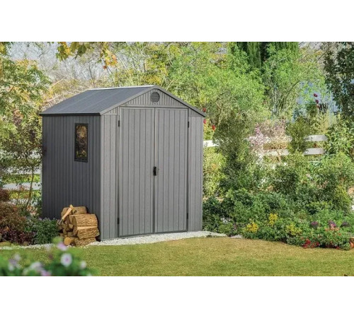 Будиночок садовий Keter Darwin 182 х 190 х 221 см, сірий