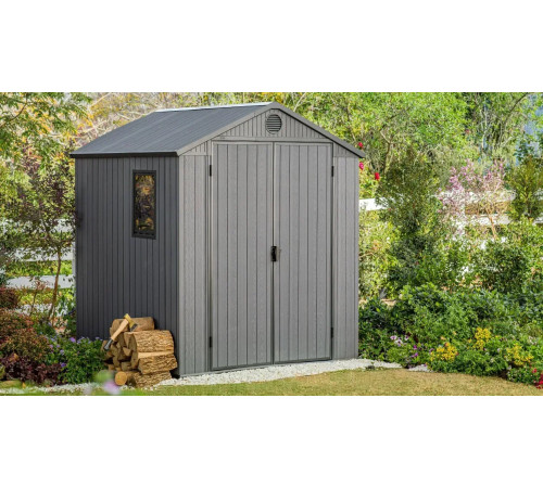 Будиночок садовий Keter Darwin 182 х 190 х 221 см, сірий