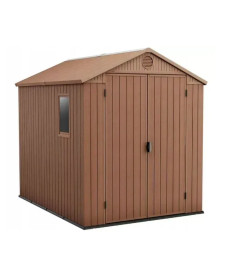 Будиночок садовий Keter Darwin 244 х 190 х 221 см, коричневий