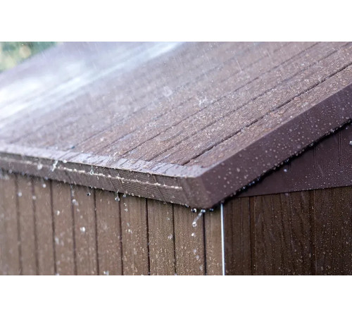 Будиночок садовий Keter Darwin 244 х 190 х 221 см, коричневий