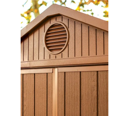 Будиночок садовий Keter Darwin 244 х 190 х 221 см, коричневий