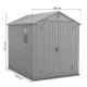 Будиночок садовий Keter Darwin 244 х 190 х 221 см, графіт