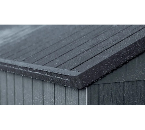 Будиночок садовий Keter Darwin 244 х 190 х 221 см, графіт