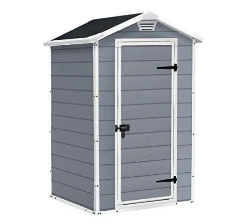 Будиночок садовий Keter MANOR 94 х 128 х 196 см, сірий