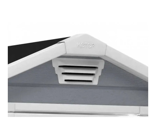 Будиночок садовий Keter MANOR 94 х 128 х 196 см, сірий