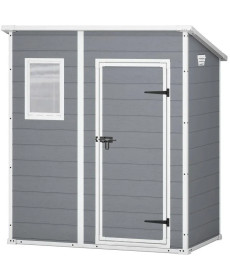Будиночок садовий Keter MANOR PENT 183 х 111 х 200,5 см, сірий