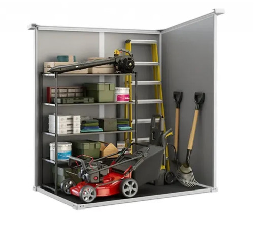 Будиночок садовий Keter MANOR PENT 183 х 111 х 200,5 см, сірий