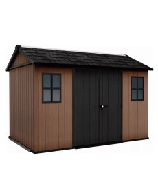 Будиночок садовий Keter Newton Plus 230 х 350 х 246 см, коричневий