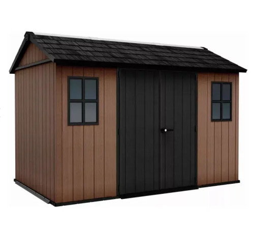 Будиночок садовий Keter Newton Plus 230 х 350 х 246 см, коричневий