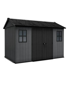 Будиночок садовий Keter Newton Plus 230 х 350 х 246 см, сірий