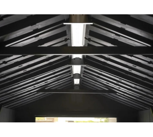 Будиночок садовий Keter Newton Plus 230 х 350 х 246 см, сірий