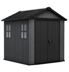 Будиночок садовий Keter Newton Plus 230 х 224 х 246 см, сірий