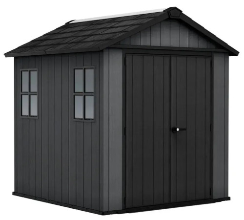 Будиночок садовий Keter Newton Plus 230 х 224 х 246 см, сірий