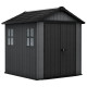 Будиночок садовий Keter Newton Plus 230 х 224 х 246 см, сірий