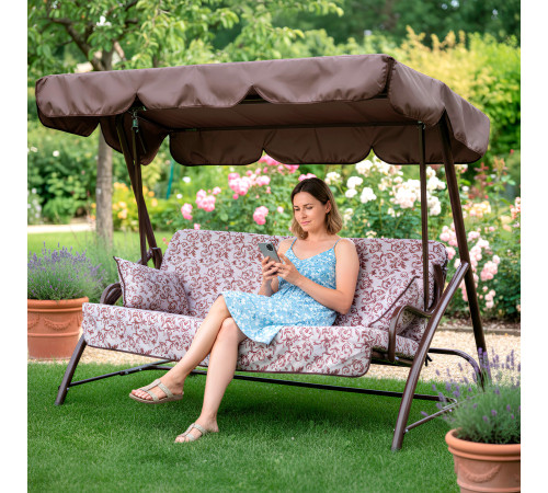 Садова гойдалка Greengard Елегія, коричнева