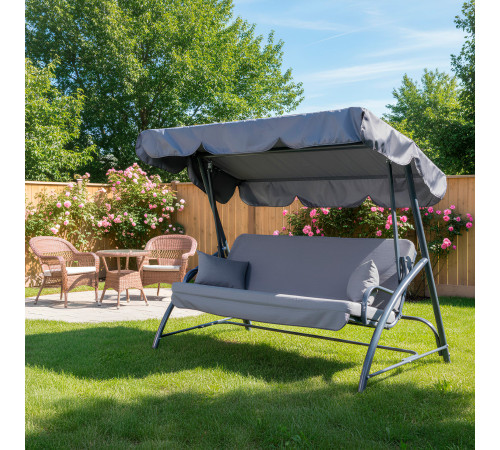 Садова гойдалка Greengard Елегія, сіра