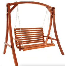 Садова гойдалка Di Volio Grino двомісна, коричнева