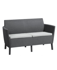 Диван садовий Keter Salemo 2-місний, графіт