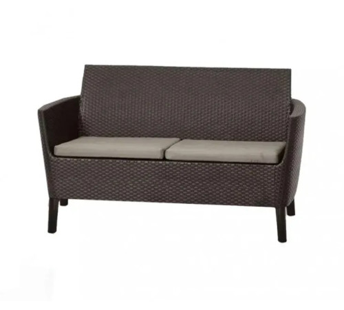 Диван садовий Keter Salemo 2-місний, коричневий