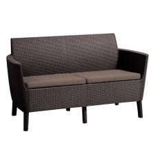 Диван садовий Keter Salemo 2-місний, коричневий