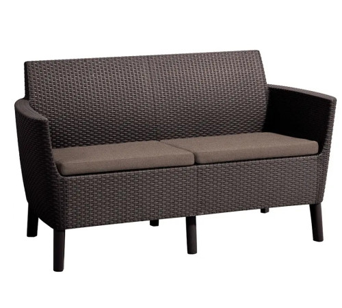 Диван садовий Keter Salemo 2-місний, коричневий