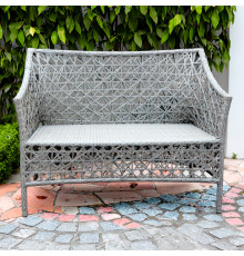 Диван садовий Greengard Лінора 2-місний, світло-сірий