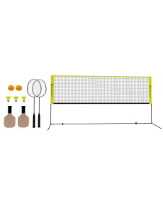 Набір для бадмінтону 2-в-1 Halofit, жовто-чорний
