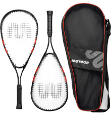 Ракетки для спідмінтону Meteor 16839, чорно-червоні