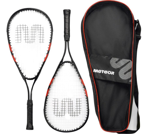 Ракетки для спідмінтону Meteor 16839, чорно-червоні
