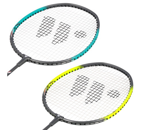 Ракетки для бадмінтону WISH ALUMTEC 308, жовто-блакитний