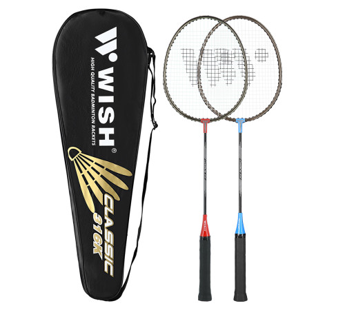 Ракетки для бадмінтону WISH ALUMTEC 316K, червоно-сині