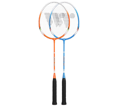 Ракетки для бадмінтону WISH ALUMTEC 330K, блакитно-оранжеві