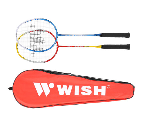 Ракектки для бадмінтону WISH ALUMTEC 366K, червоно-блакитні