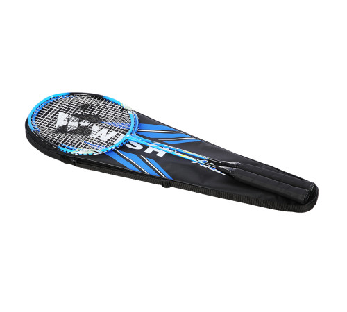 Ракетки для бадмінтону WISH ALUMTEC 505K 85 мм, блакитно-оранжеві