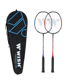 Ракетки для бадмінтону WISH FUSIONTEC 777K, червоно-сині