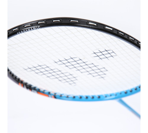 Ракетка для бадмінтону WISH FUSIONTEC 918, чорно-блакитна