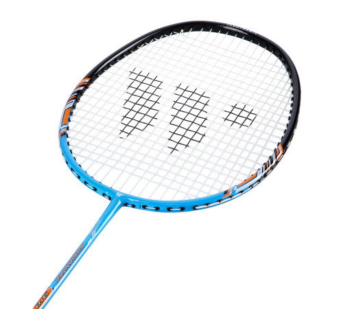 Ракетка для бадмінтону WISH FUSIONTEC 918, чорно-блакитна