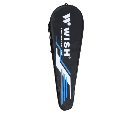Ракетка для бадмінтону WISH FUSIONTEC 918, чорно-блакитна