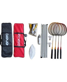  Набір для бадмінтону та волейболу Enero 10-в-1, жовто-червоний