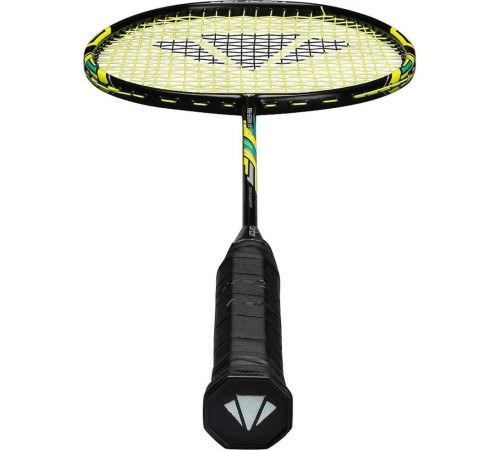 Ракетка для бадмінтону Carlton Tru-Storm FS2000 G6, чорно-жовта