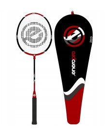 Ракетка для бадмінтону ENERO PRO 32, чорно-червона