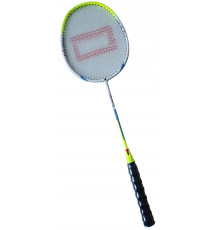 Ракетка для бадмінтону KUBISPORT G314AK, біло-жовта