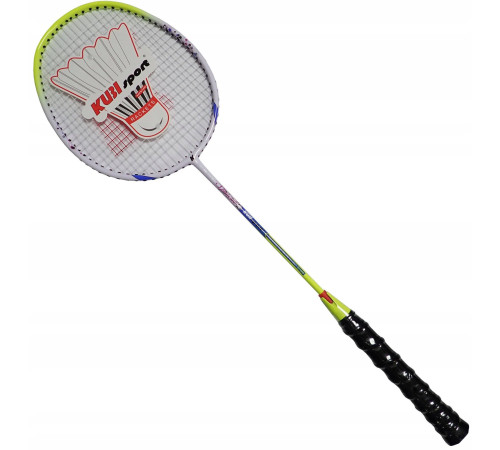 Ракетка для бадмінтону KUBISPORT G314AK, біло-жовта