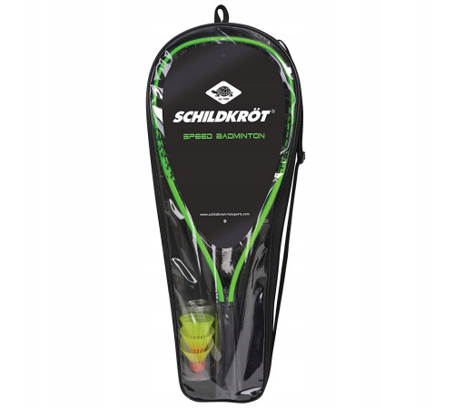 Набір для спідмінтону SCHILDKROT MTS970906, чорно-зелений