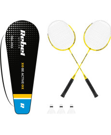 Ракетки для бадмінтону REBEL ACTIVE RBA-4102, жовті