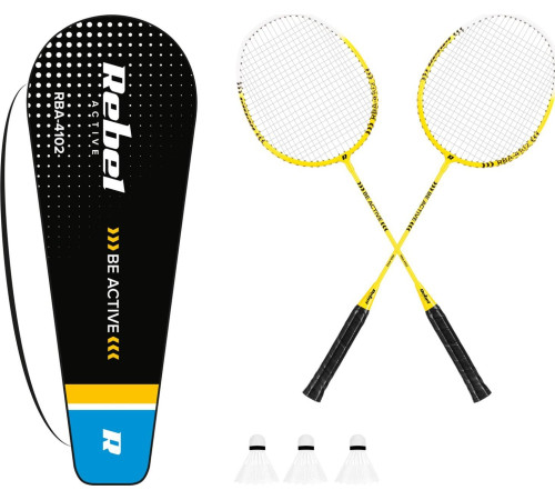 Ракетки для бадмінтону REBEL ACTIVE RBA-4102, жовті