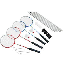 Ракетки для бадмнітону Master Fun, синьо-червоний