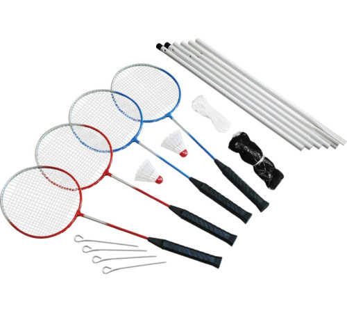 Ракетки для бадмнітону Master Fun, синьо-червоний